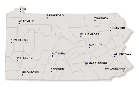 pennsylvania Map