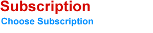 Choose Subscription