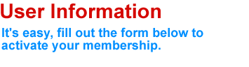 User Information
