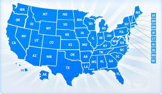 United States Foreclosures Map
