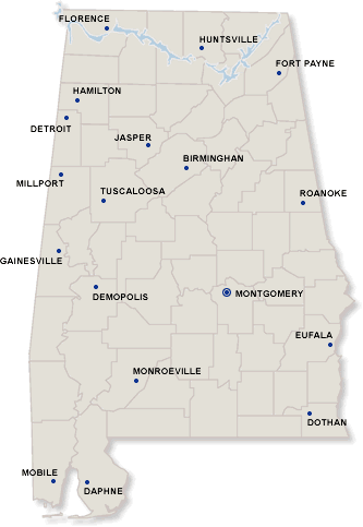 alabama Map