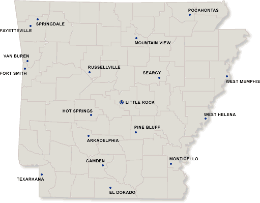 arkansas Map