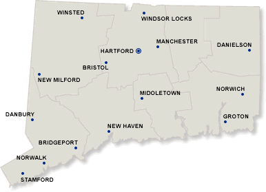 connecticut Map