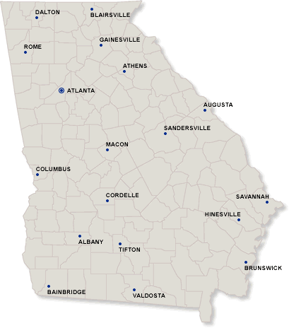 georgia Map