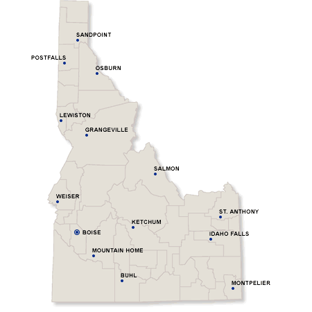 idaho Map