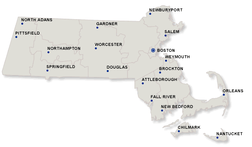 Massachusetts Map