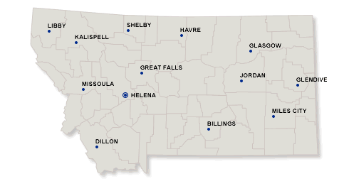 Montana Map