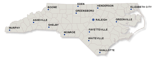 North Carolina Map