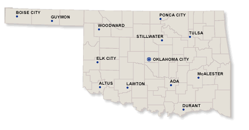 oklahoma Map