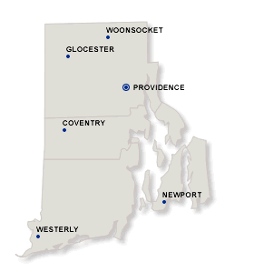 rhode island Map