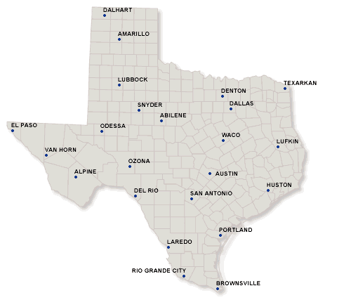 texas Map
